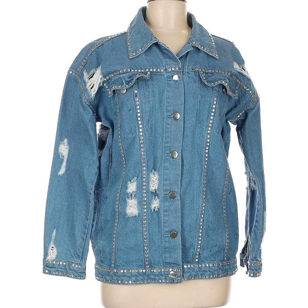 PrettyLittleThing Light Blue Denim Jacket